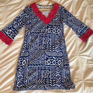 JoyJoy (Monkees Boutique) Polynesian Print Dress